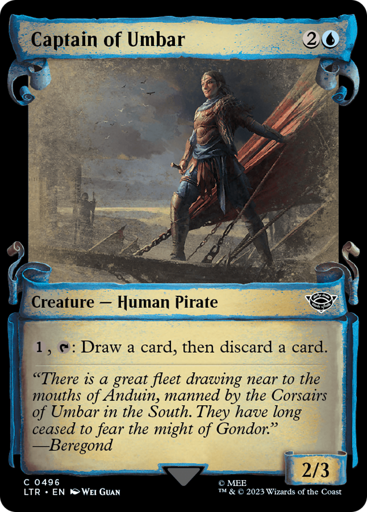 Captain of Umbar [The Lord of the Rings: Tales of Middle-Earth Showcase Scrolls] | Eastridge Sports Cards & Games