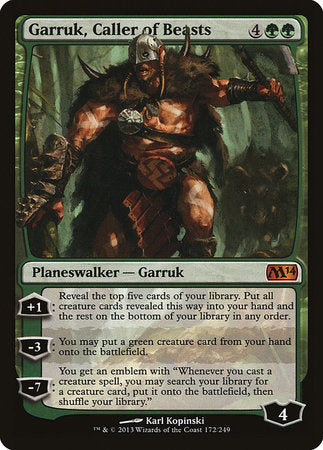 Garruk, Caller of Beasts [Magic 2014] | Eastridge Sports Cards & Games