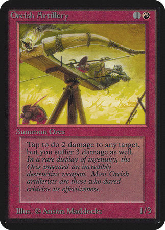 Orcish Artillery [Limited Edition Alpha] | Eastridge Sports Cards & Games