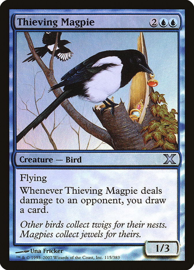 Thieving Magpie (Premium Foil) [Tenth Edition] | Eastridge Sports Cards & Games