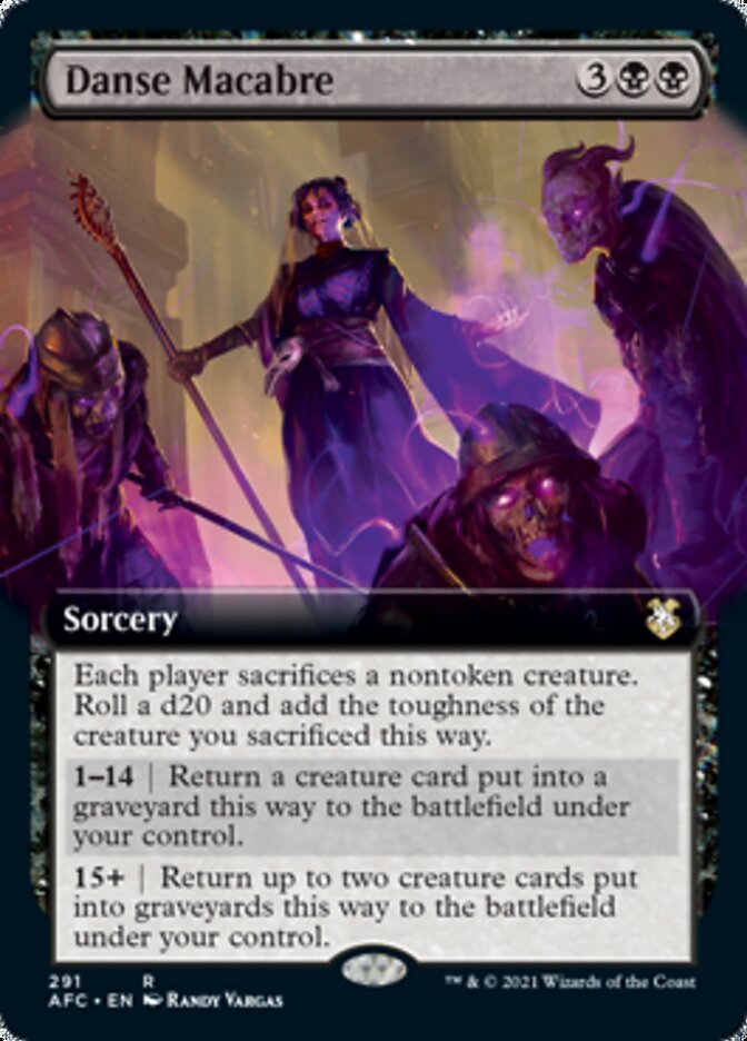 Danse Macabre (Extended) [Dungeons & Dragons: Adventures in the Forgotten Realms Commander] | Eastridge Sports Cards & Games