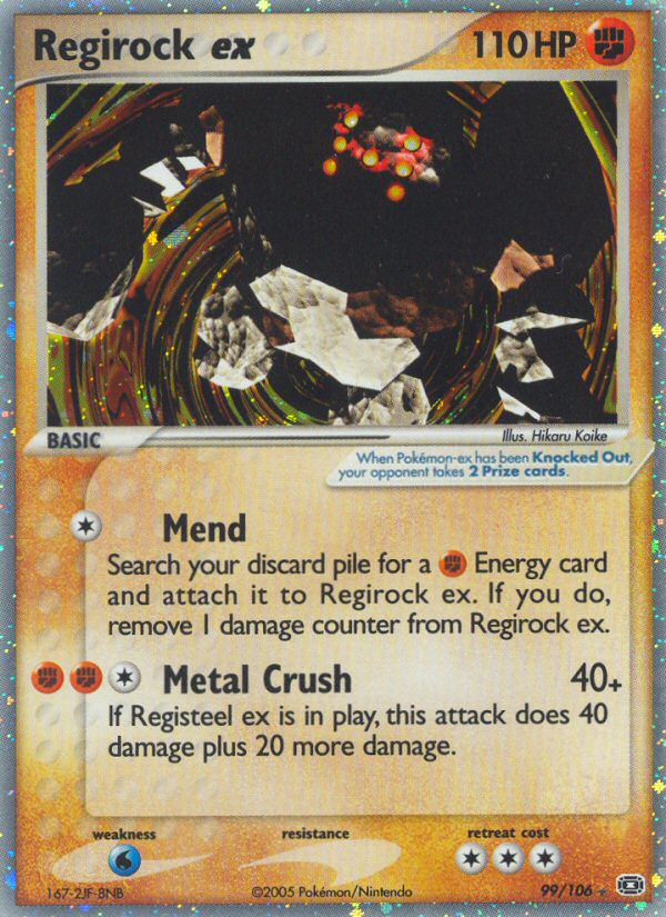 Regirock ex (99/106) [EX: Emerald] | Eastridge Sports Cards & Games