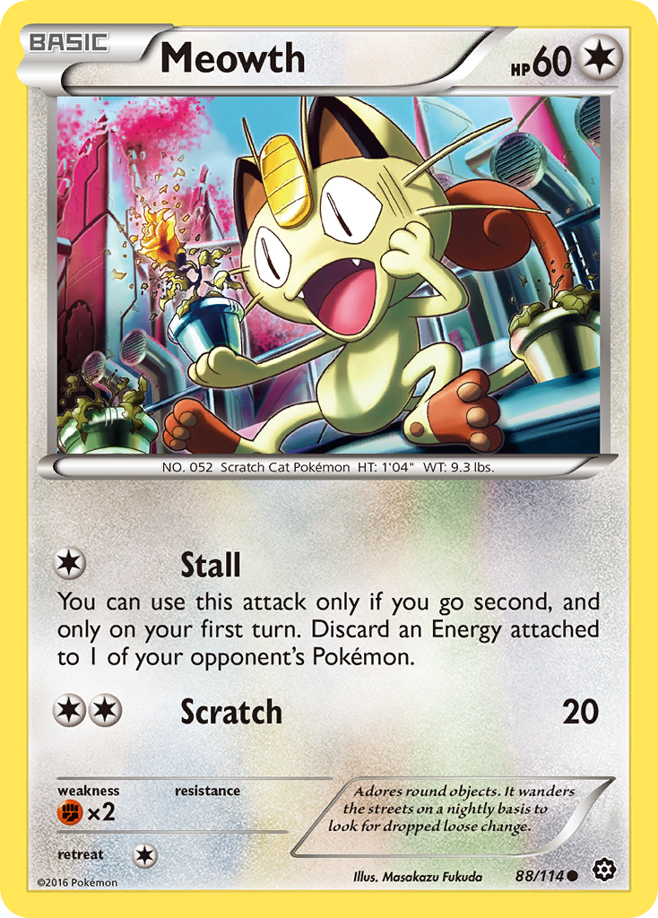 Meowth (88/114) [XY: Steam Siege] | Eastridge Sports Cards & Games