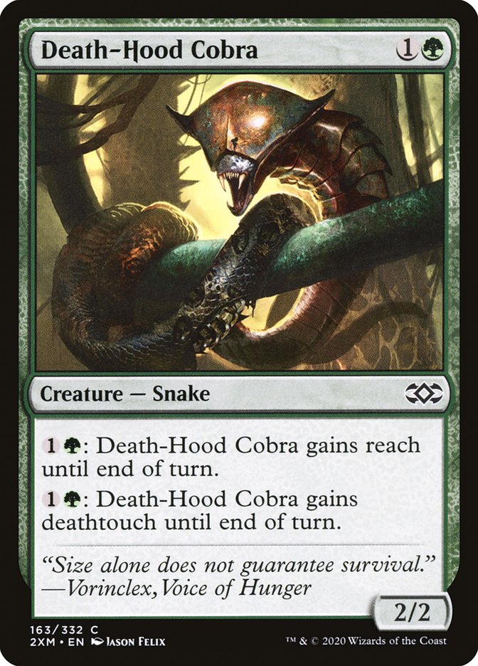 Death-Hood Cobra [Double Masters] | Eastridge Sports Cards & Games