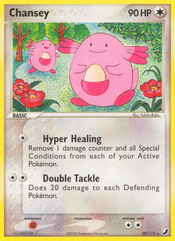 Chansey (20/115) [EX: Unseen Forces] | Eastridge Sports Cards & Games