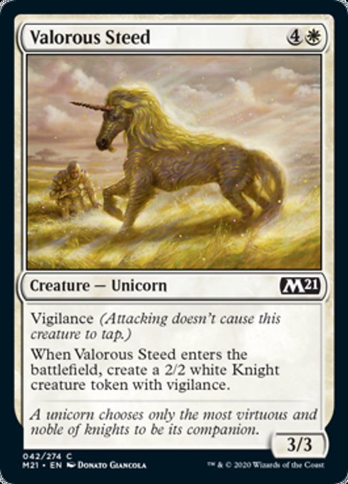 Valorous Steed [Core Set 2021] | Eastridge Sports Cards & Games