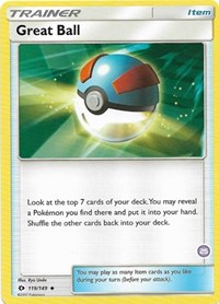 Great Ball (119/149) (Deck Exclusive #25) [Sun & Moon: Trainer Kit - Alolan Sandslash] | Eastridge Sports Cards & Games