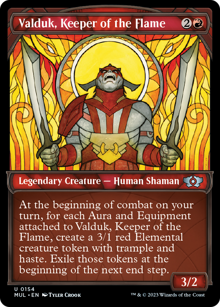 Valduk, Keeper of the Flame (Halo Foil) [Multiverse Legends] | Eastridge Sports Cards & Games