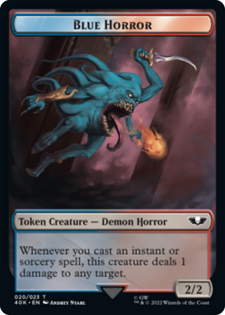 Spawn // Blue Horror [Universes Beyond: Warhammer 40,000 Tokens] | Eastridge Sports Cards & Games