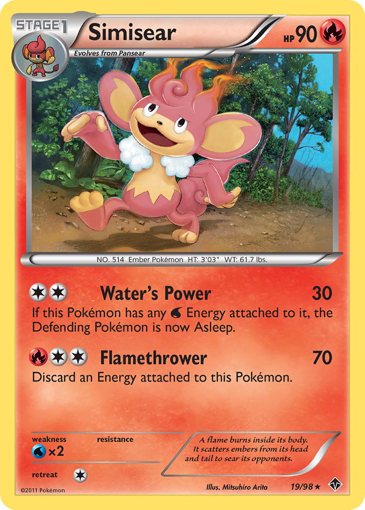 Simisear (19/98) [Black & White: Emerging Powers] | Eastridge Sports Cards & Games