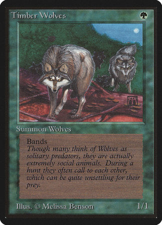 Timber Wolves [Limited Edition Beta] | Eastridge Sports Cards & Games