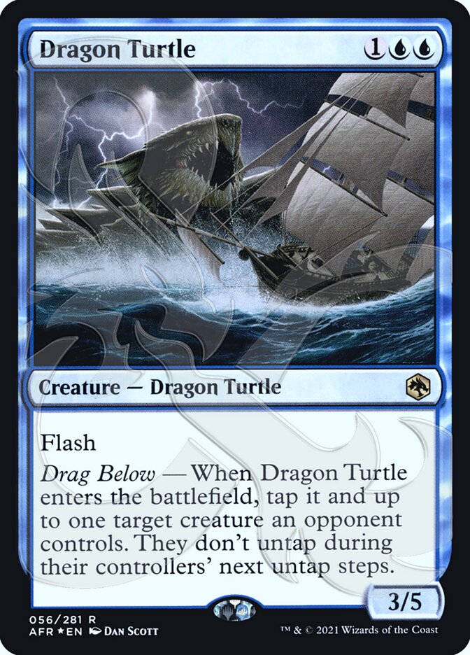 Dragon Turtle (Ampersand Promo) [Dungeons & Dragons: Adventures in the Forgotten Realms Promos] | Eastridge Sports Cards & Games