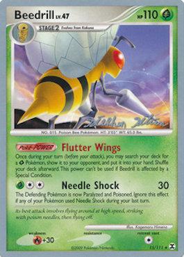 Beedrill LV.47 (15/111) (Luxdrill - Stephen Silvestro) [World Championships 2009] | Eastridge Sports Cards & Games