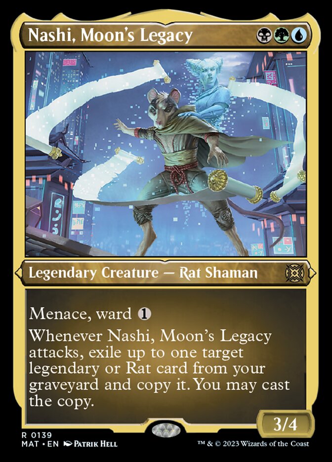 Nashi, Moon's Legacy (Foil Etched) [March of the Machine: The Aftermath] | Eastridge Sports Cards & Games