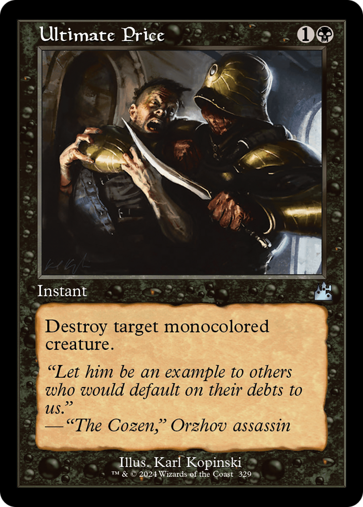 Ultimate Price (Retro Frame) [Ravnica Remastered] | Eastridge Sports Cards & Games