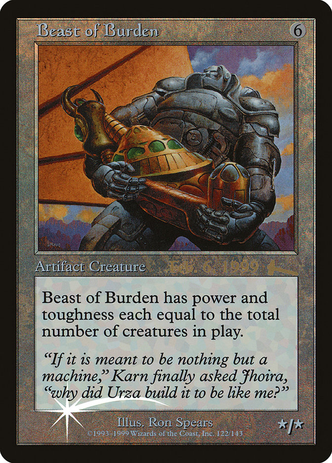 Beast of Burden [Urza's Legacy Promos] | Eastridge Sports Cards & Games