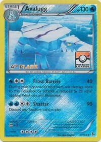 Avalugg (31/106) (League Promo 4th Place) [XY: Flashfire] | Eastridge Sports Cards & Games