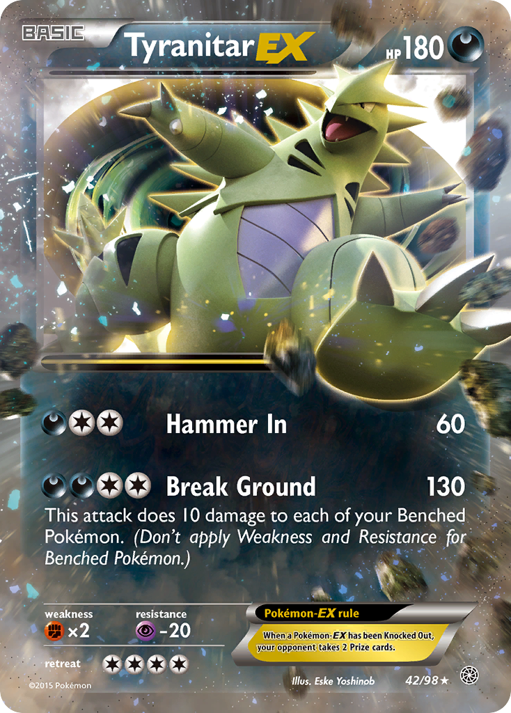 Tyranitar EX (42/98) [XY: Ancient Origins] | Eastridge Sports Cards & Games