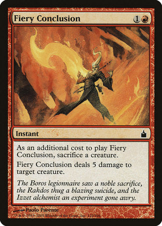 Fiery Conclusion [Ravnica: City of Guilds] | Eastridge Sports Cards & Games