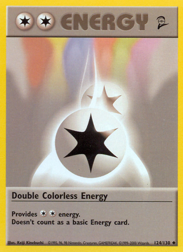 Double Colorless Energy (124/130) [Base Set 2] | Eastridge Sports Cards & Games