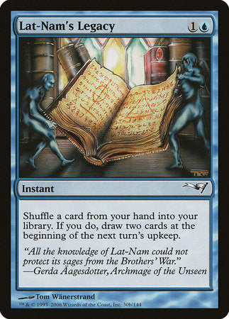 Lat-Nam's Legacy [Coldsnap Theme Decks] | Eastridge Sports Cards & Games