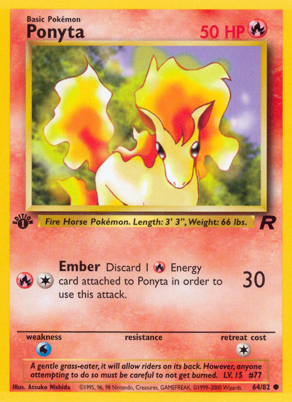 Ponyta (64/82) [Team Rocket 1st Edition] | Eastridge Sports Cards & Games