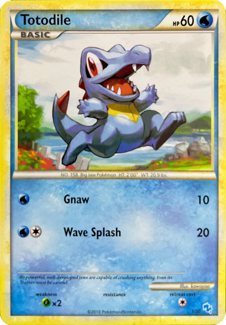 Totodile (1/30) [HeartGold & SoulSilver: Trainer Kit - Gyarados] | Eastridge Sports Cards & Games