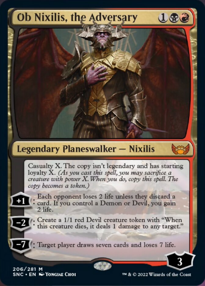 Ob Nixilis, the Adversary [Streets of New Capenna] | Eastridge Sports Cards & Games
