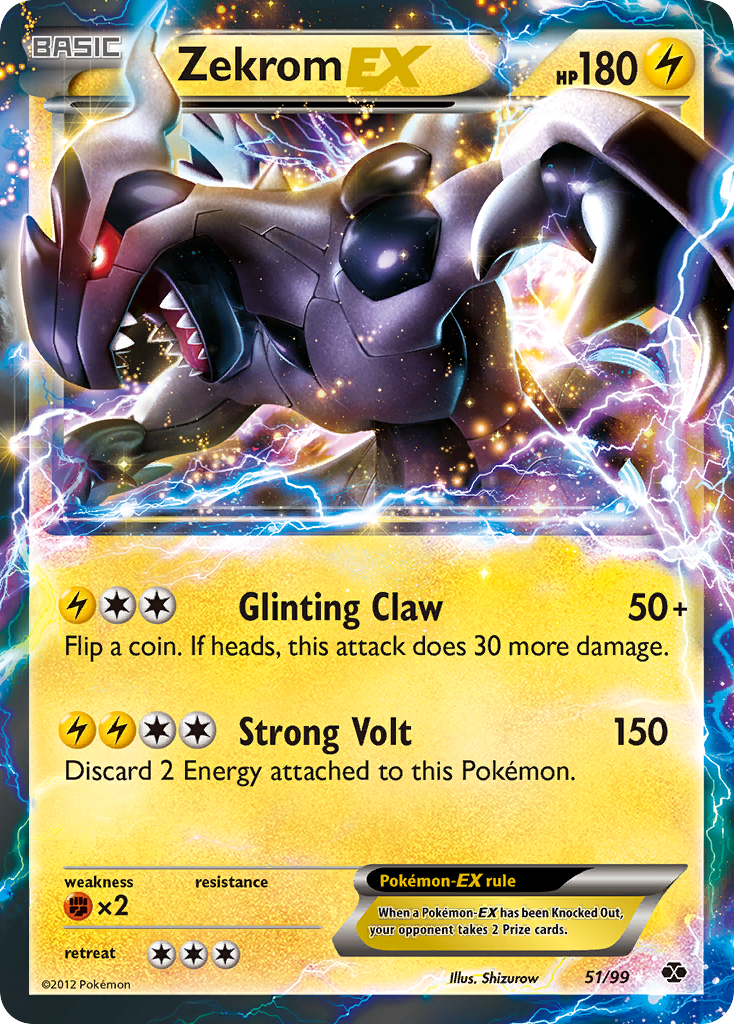 Zekrom EX (51/99) [Black & White: Next Destinies] | Eastridge Sports Cards & Games