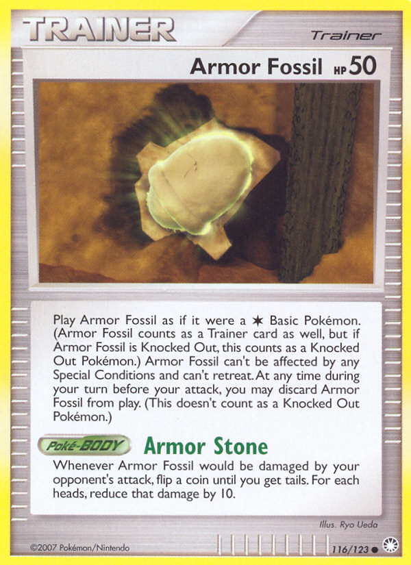 Armor Fossil (116/123) [Diamond & Pearl: Mysterious Treasures] | Eastridge Sports Cards & Games