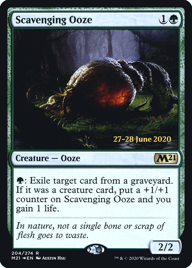 Scavenging Ooze  [Core Set 2021 Prerelease Promos] | Eastridge Sports Cards & Games
