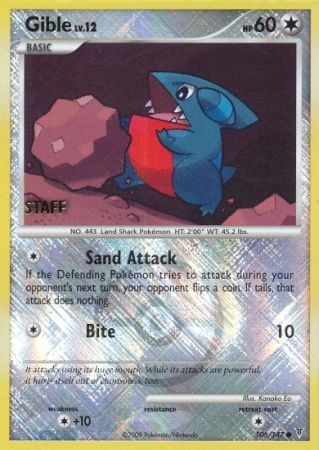 Gible (106/147) (Championship Promo Staff) [Platinum: Supreme Victors] | Eastridge Sports Cards & Games