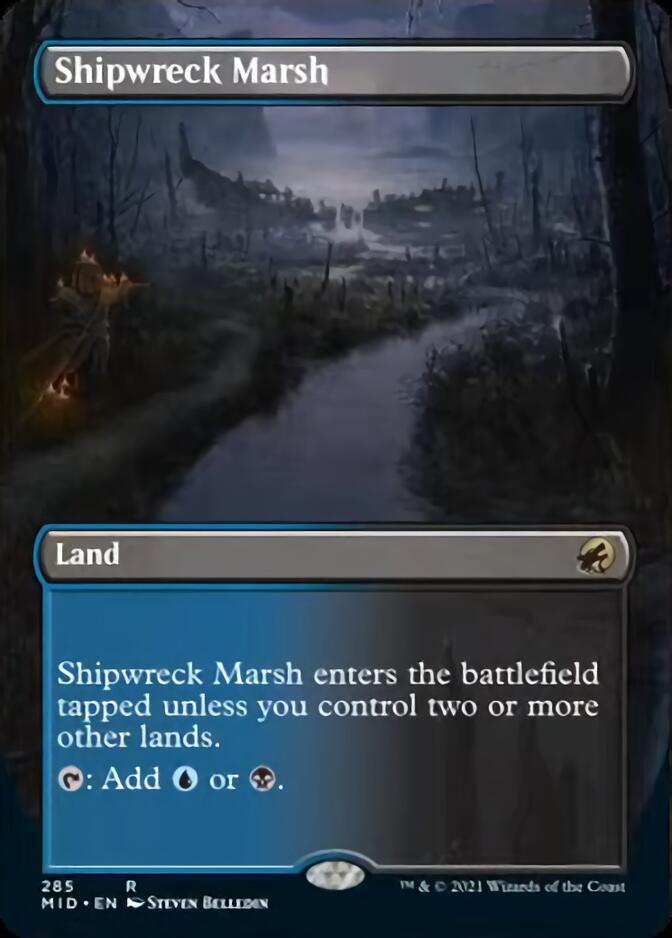 Shipwreck Marsh (Borderless) [Innistrad: Midnight Hunt] | Eastridge Sports Cards & Games