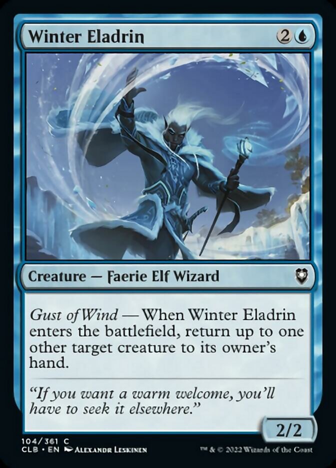 Winter Eladrin [Commander Legends: Battle for Baldur's Gate] | Eastridge Sports Cards & Games