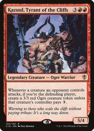 Kazuul, Tyrant of the Cliffs [Commander 2016] | Eastridge Sports Cards & Games