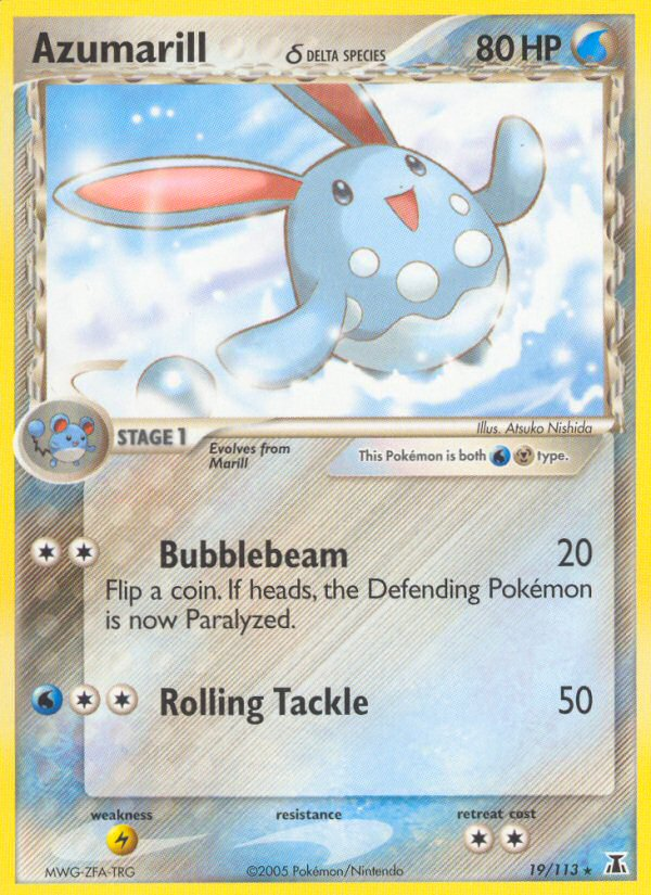 Azumarill (19/113) (Delta Species) [EX: Delta Species] | Eastridge Sports Cards & Games