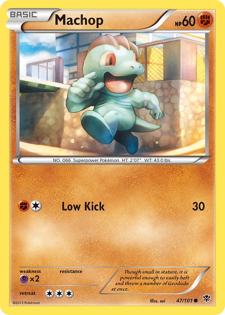 Machop (47/101) [Black & White: Plasma Blast] | Eastridge Sports Cards & Games