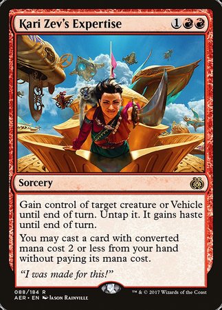 Kari Zev's Expertise [Aether Revolt] | Eastridge Sports Cards & Games