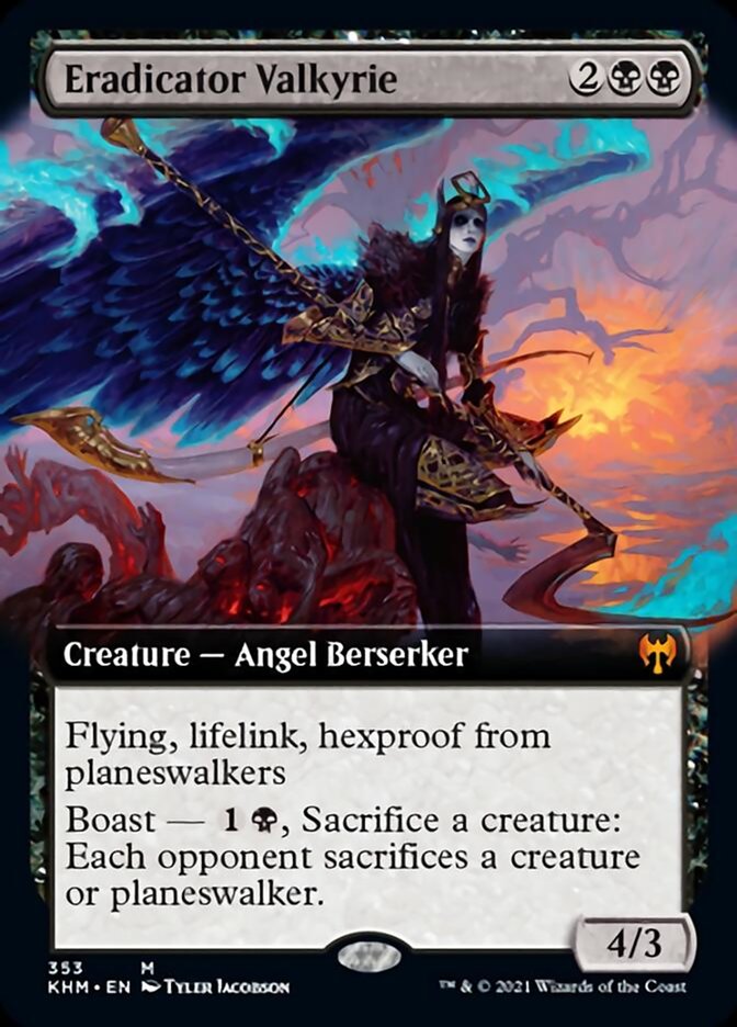 Eradicator Valkyrie (Extended Art) [Kaldheim] | Eastridge Sports Cards & Games