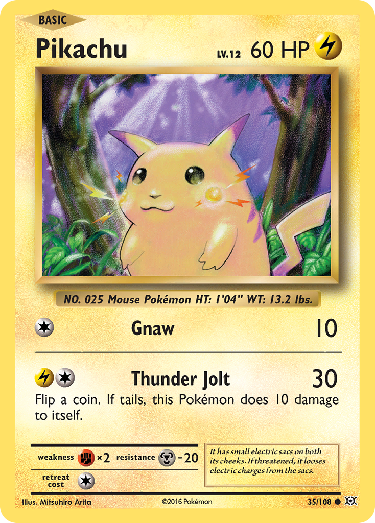 Pikachu (35/108) [XY: Evolutions] | Eastridge Sports Cards & Games