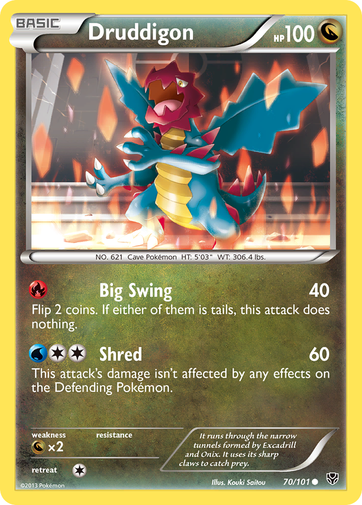 Druddigon (70/101) [Black & White: Plasma Blast] | Eastridge Sports Cards & Games