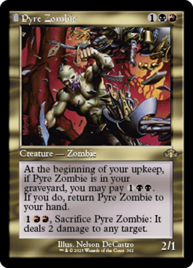 Pyre Zombie (Retro) [Dominaria Remastered] | Eastridge Sports Cards & Games