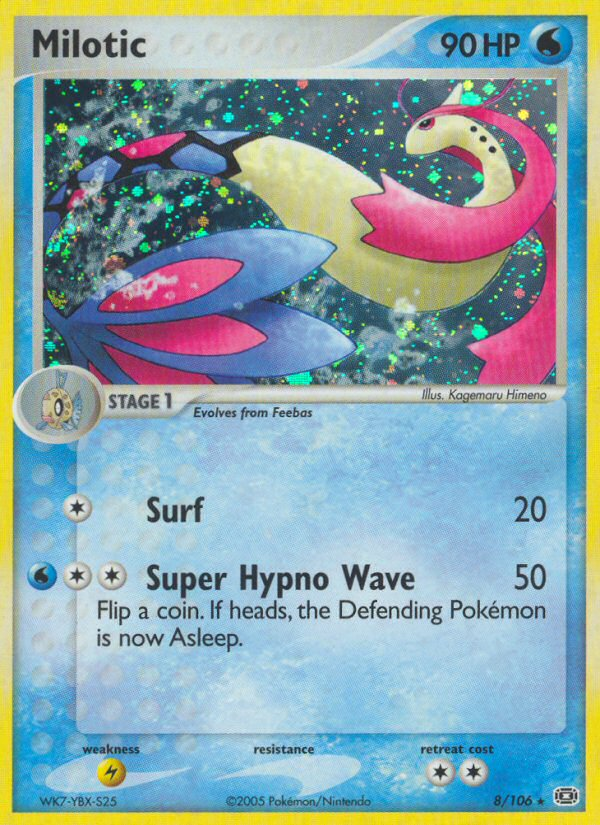 Milotic (8/106) [EX: Emerald] | Eastridge Sports Cards & Games