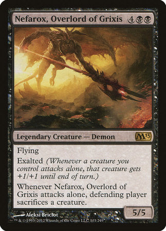 Nefarox, Overlord of Grixis [Magic 2013] | Eastridge Sports Cards & Games