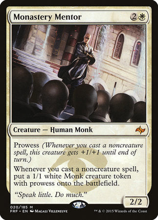 Monastery Mentor [Fate Reforged] | Eastridge Sports Cards & Games