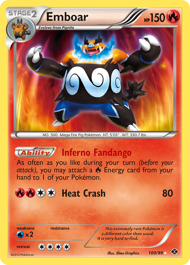 Emboar (100/99) [Black & White: Next Destinies] | Eastridge Sports Cards & Games