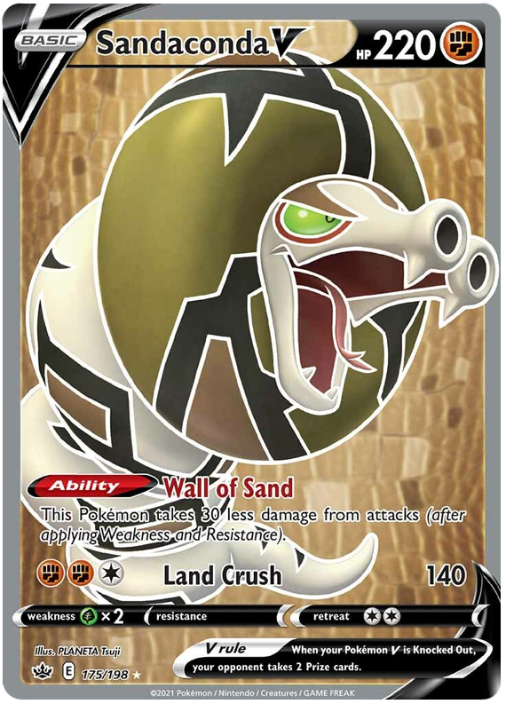 Sandaconda V (175/198) [Sword & Shield: Chilling Reign] | Eastridge Sports Cards & Games