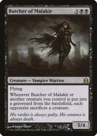 Butcher of Malakir [Commander 2011] | Eastridge Sports Cards & Games