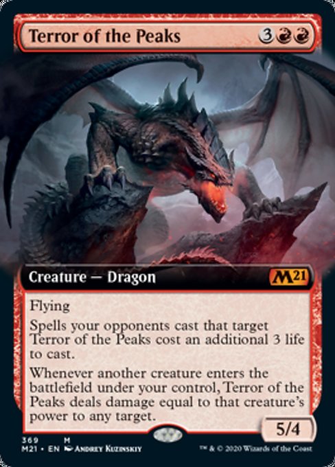Terror of the Peaks (Extended Art) [Core Set 2021] | Eastridge Sports Cards & Games