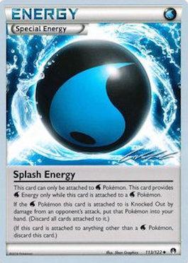 Splash Energy (113/122) (Ninja Blitz - Cody Walinski) [World Championships 2016] | Eastridge Sports Cards & Games